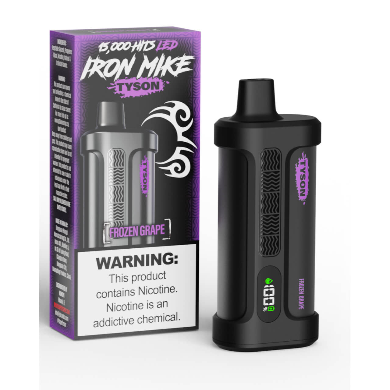 Tyson Iron Mike Frozen grape 15000Puffs 5%