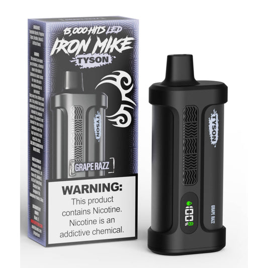 Tyson Iron Mike Grape Razz 15000Puffs 5%