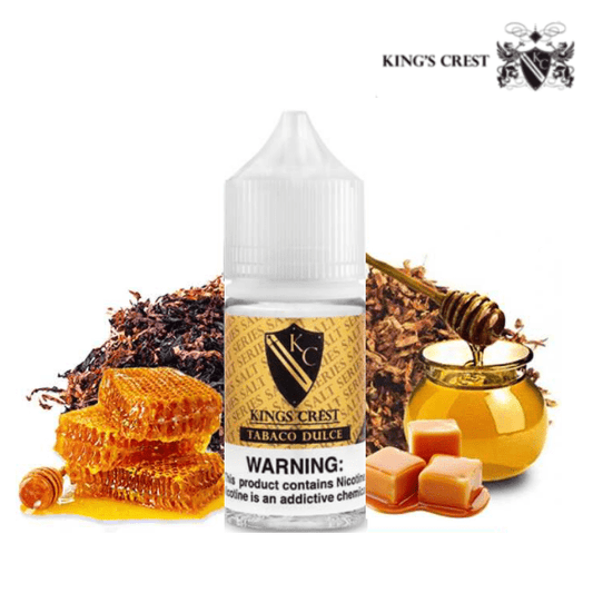 Kings Crest Salt Nic Tabaco Dulce 30ml