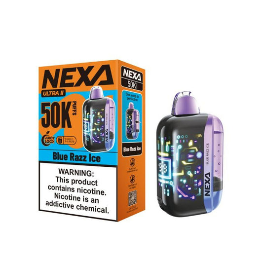 Nexa Ultra II Blue Razz Ice 50000Puff
