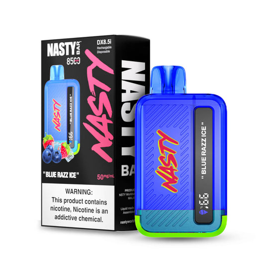 Nasty Bar Blue Razz Ice 8.5k 8500puff 5%