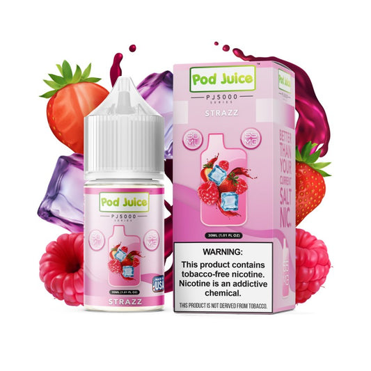 Pod Juice serie PJ5000 Salt nic Strazz 30ml