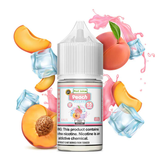 Pod Juice Salt nic Peach Ice 30ml