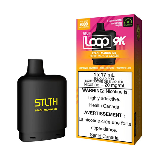 STLTH Loop 9K Peach Mango Ice Cartucho