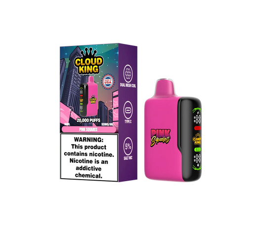 Cloud King Pink Squares 20000Puff