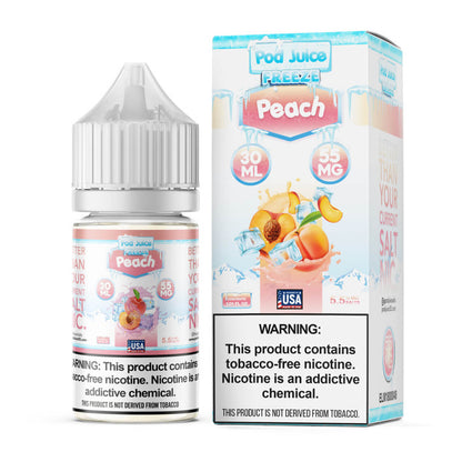 Pod Juice Salt nic Peach Ice 30ml