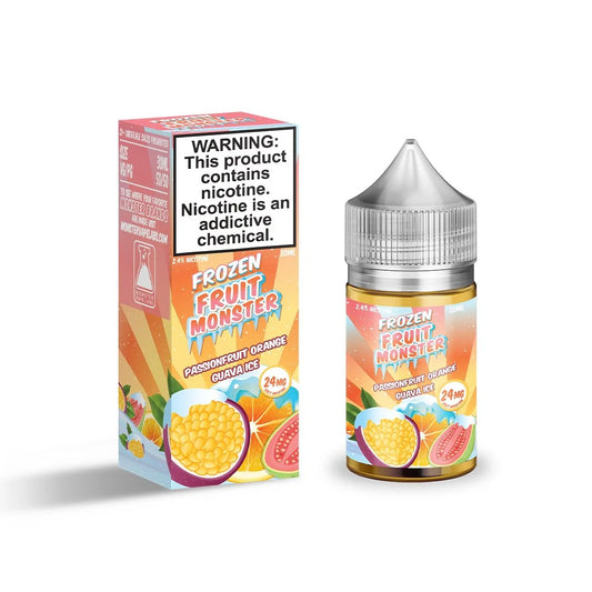Frozen Fruit Monster Salt Nic Passionfruit Orange Guava Ice 30ml