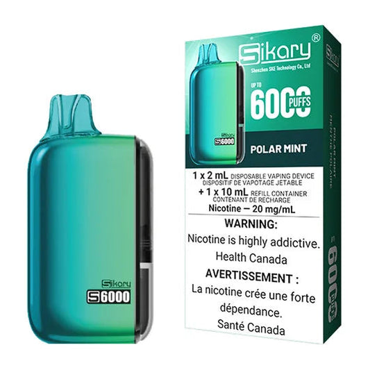 Sikary 6000 Puff Polar Mint 20mg