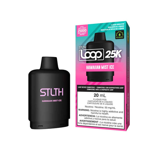 STLTH Loop 25K Hawaiian Mist Ice Cartucho