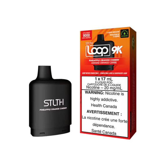 STLTH Loop 9K Pineapple Orange Cherry Cartucho