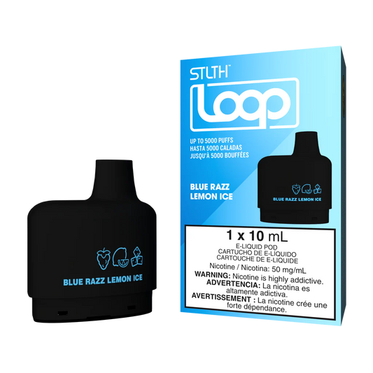 STLTH Loop 5K Blue Razz Lemon Cartucho