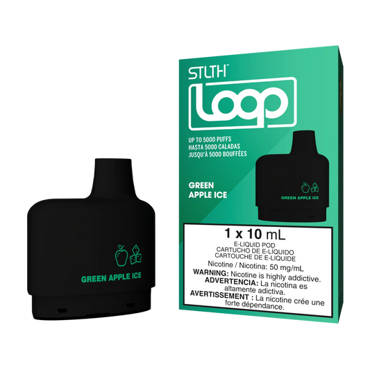 STLTH Loop 5K Green Apple Ice Cartucho