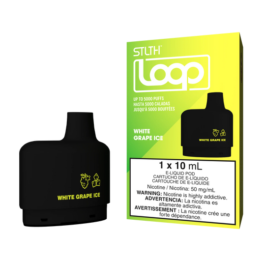 STLTH Loop 5K White Grape Ice Cartucho
