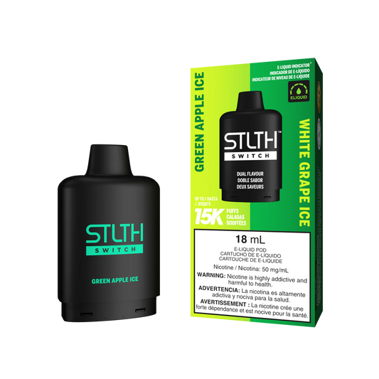 STLTH Switch 15K Green Apple Ice - White Apple Ice