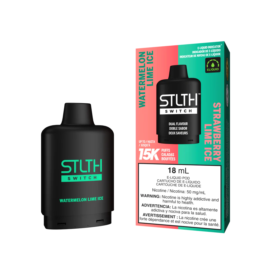 STLTH Switch 15K Strawberry Ice - Watermelon Lime Ice