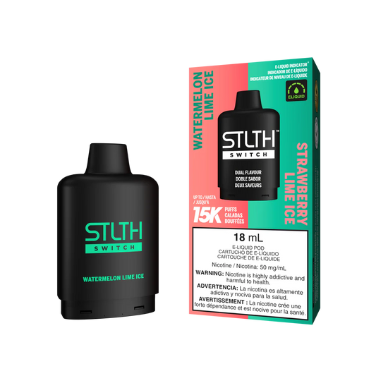 STLTH Switch 15K Strawberry Ice - Watermelon Lime Ice