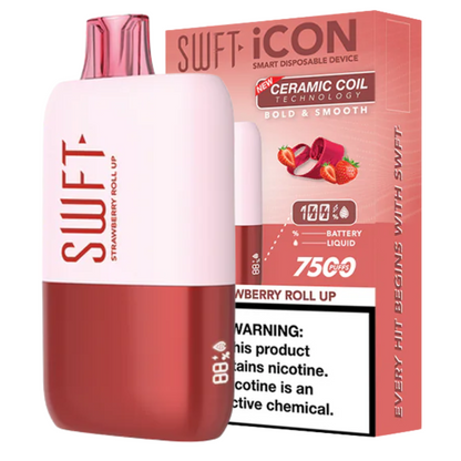 Swft Icon Strawberry Roll Up 7500 Puff
