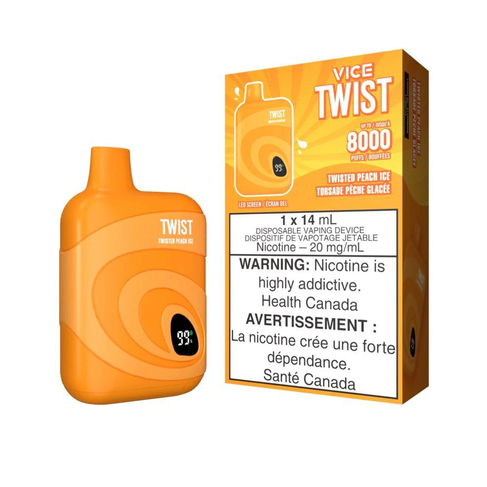Vice Twist Twisted Peach Ice 8000Puff
