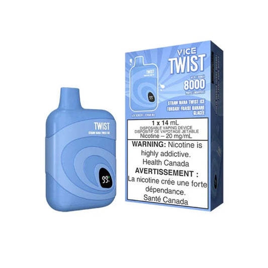 Vice Twist Straw Nana Twist Ice 8000Puff