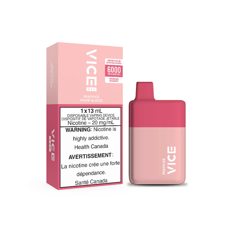 Vice Box Peach Ice 6000Puff