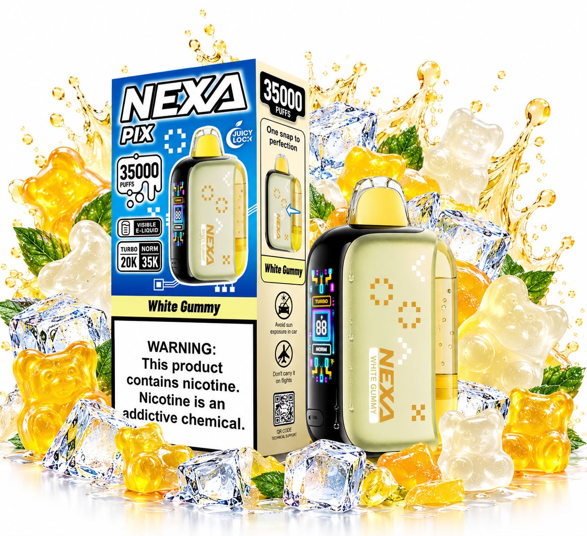 Nexa Pix 35k White Gummy