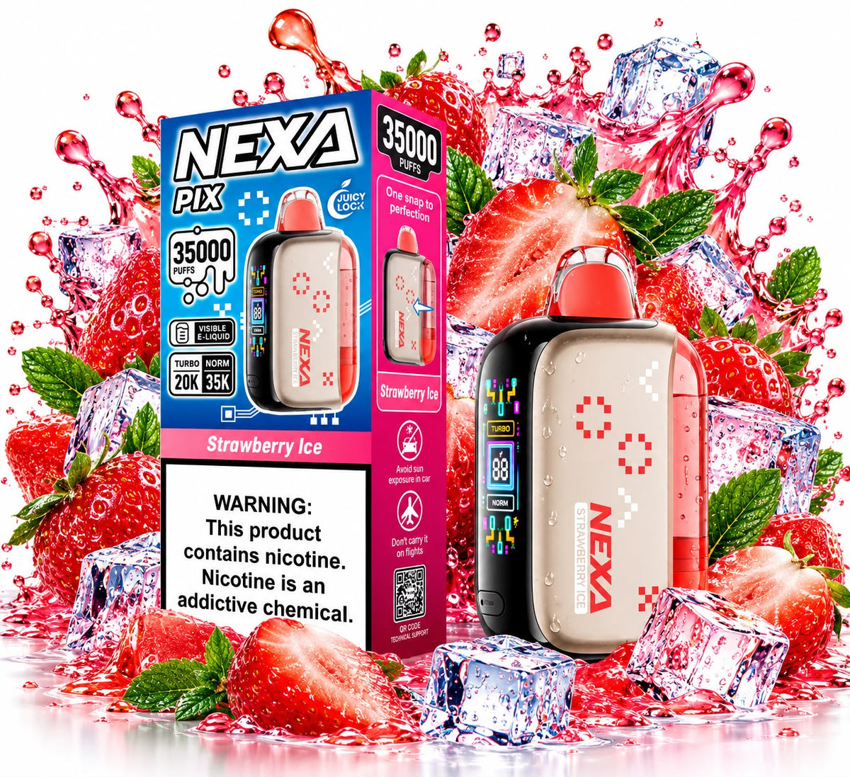 Nexa Pix 35k Strawberry Ice