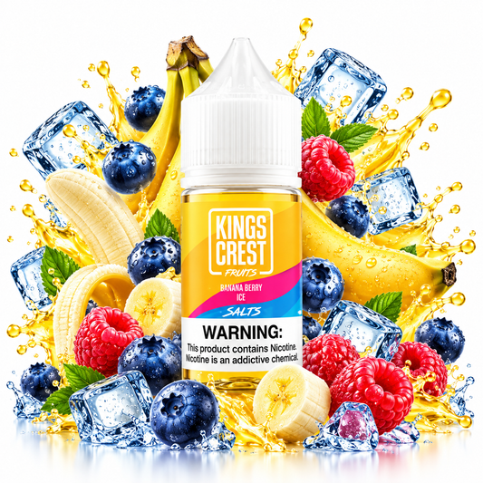 King's Crest Fruits Salt nic Banana Berry Ice 30ml