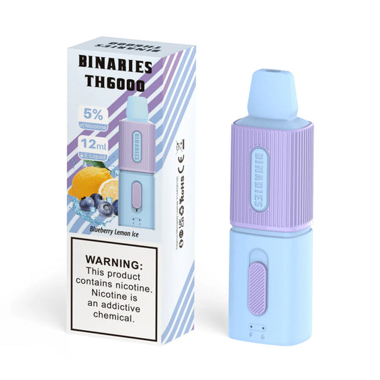 Binaries TH6000 Blueberry Lemon Ice 6000Puffs 5%