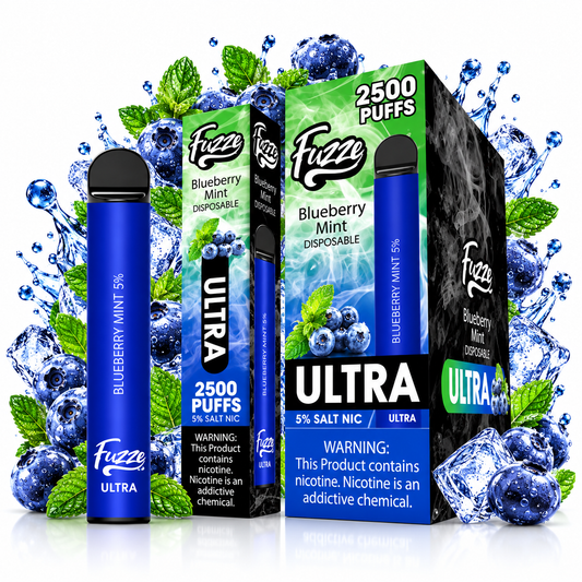 Fuzze 1.5k Puff Blueberry Mint