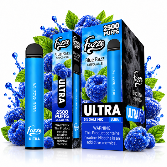 Fuzze Blue Razz 1.5k Puff