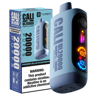 Calli Blue Raspberry Cali UL20000 Frozen Blue Raspberry 20K 20000 puff – Taberna Del Vapeador