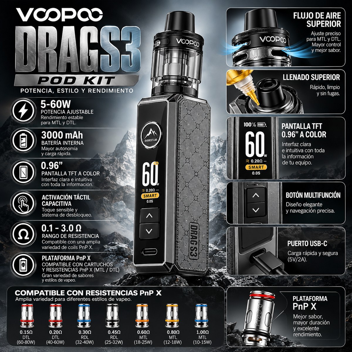 Voopoo Drag S3