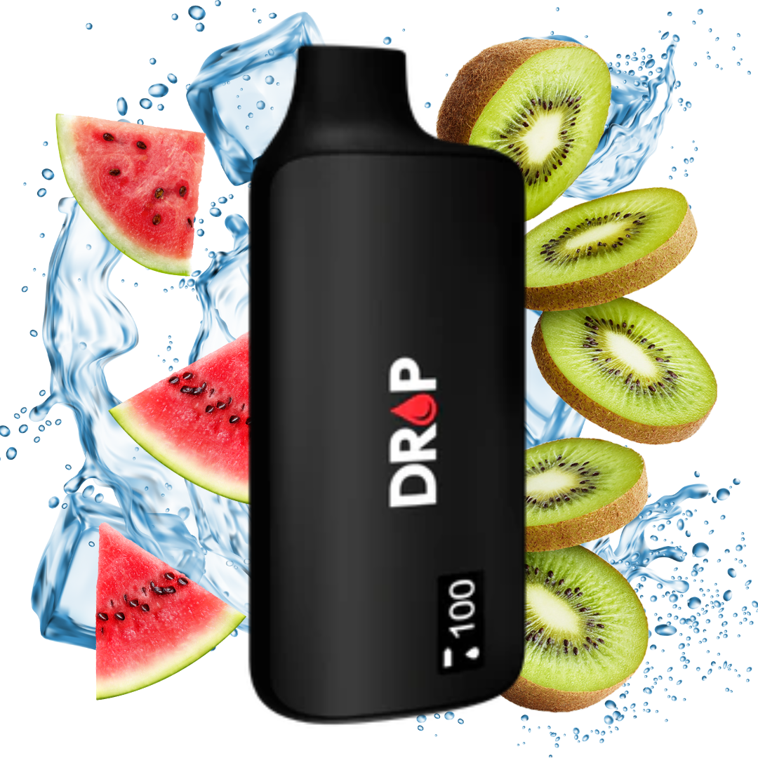 Drop Box 8.5k Straw melon Kiwi Ice 8500 Puff