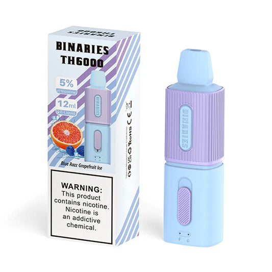 Binaries TH6000 Blue razz grapefruit Ice 6000Puffs 5%
