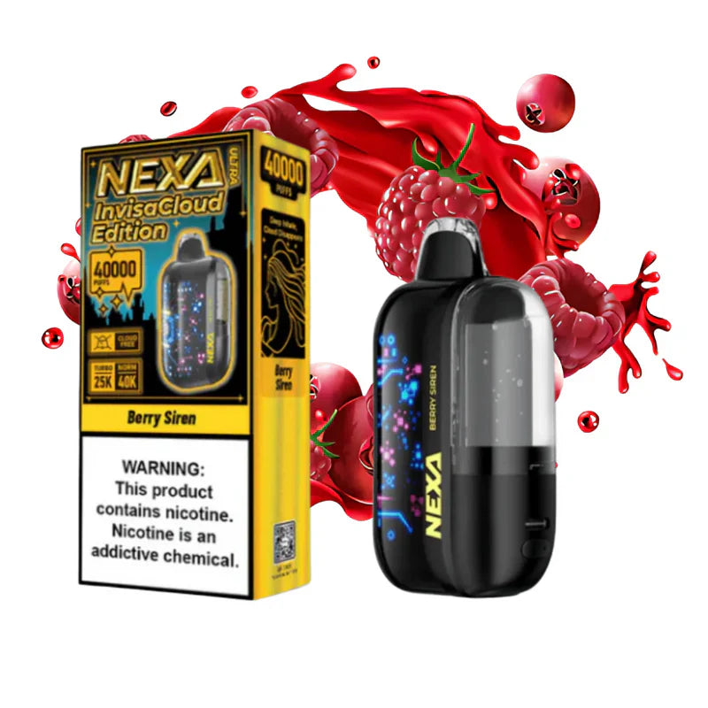 Nexa Invisa Cloud Edition Berry Siren 40000 Puff