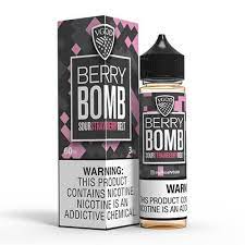 Vgod Iced Berry Bomb 60ml - Sour Strawberry Belt