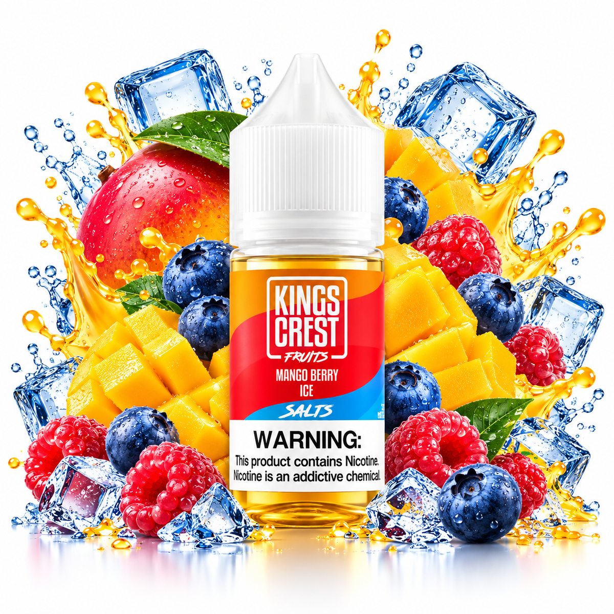King's Crest Fruits Salt nic Mango Berry Ice 30ml