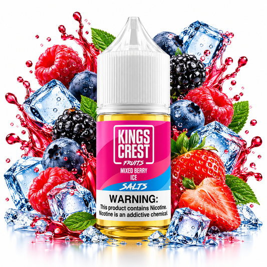 Kings Crest Salt Nic Fruit Mixed Berry Ice 30ml
