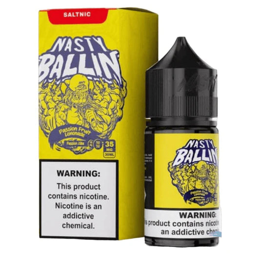 Nasty Ballin Salt Nic Passion Fruit Lemonade 30ml