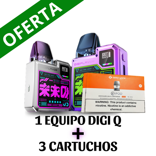 Geek vape Digi Q más cartuchos adicionales