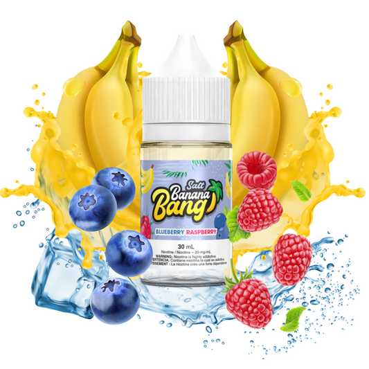 Banana Bang Ice Salt nic Blueberry Raspberry 30ml