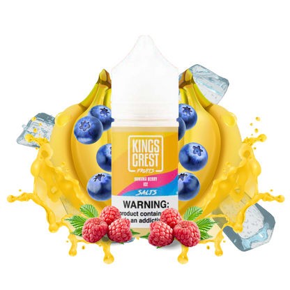 King's Crest Fruits Salt nic Banana Berry Ice 30ml