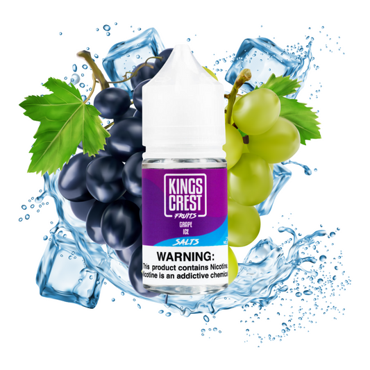 King's Crest Fruits Salt nic Grape Ice 30ml