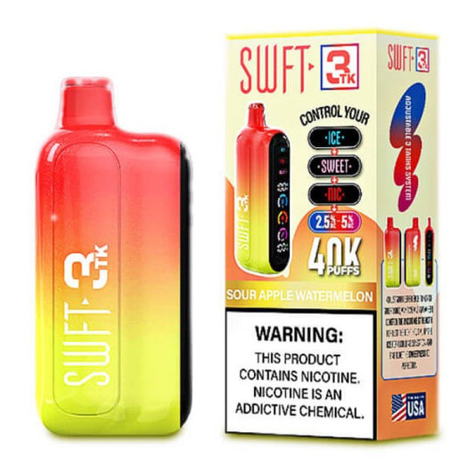 Swft 3TK 40k Sour Apple Watermelon 40000 puff