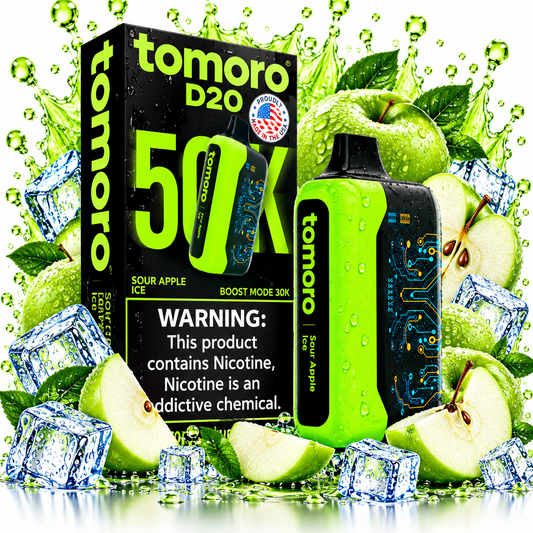 Tomoro D20 50k Sour Apple Ice