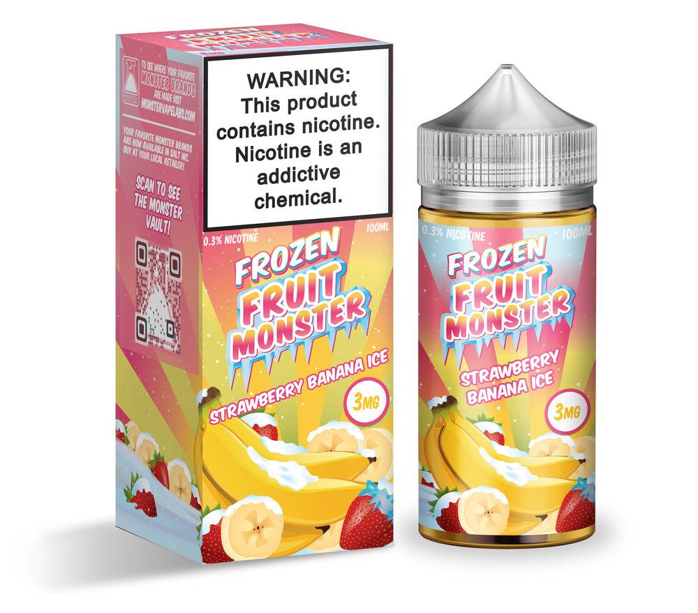 Frozen Fruit Monster Strawberry Banana Ice 100ml