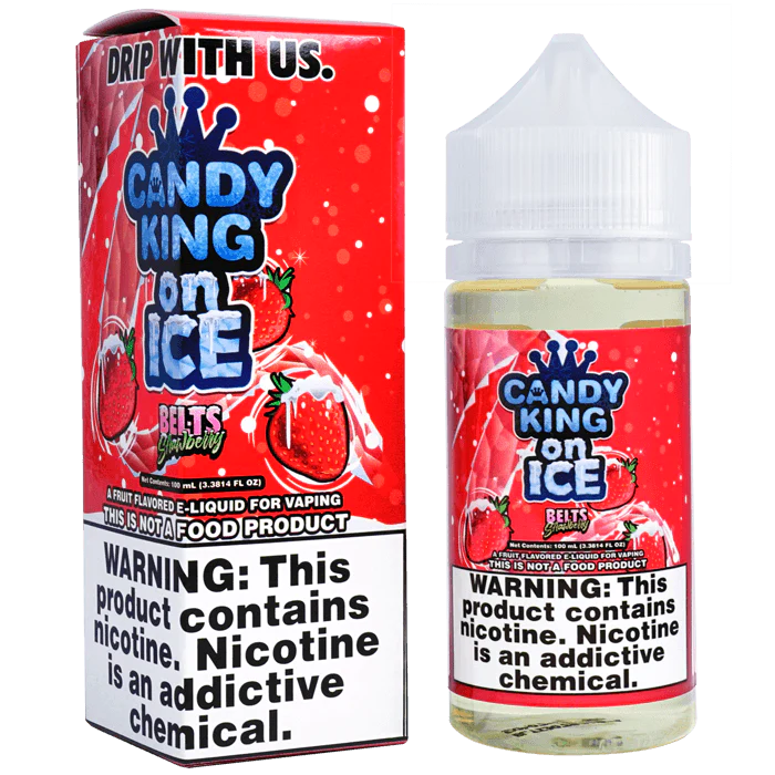 Candy King Strawberry Belts Ice 100ml