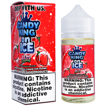 Candy King Strawberry Belts Ice 100ml