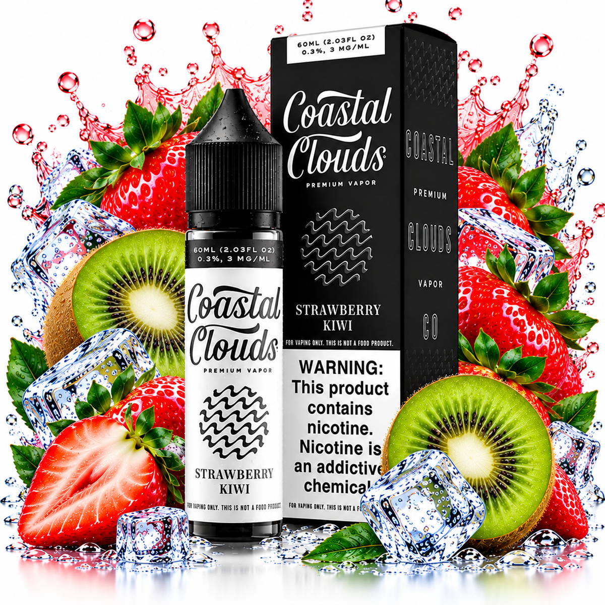 Coastal Clouds Iced Strawberry Kiwi