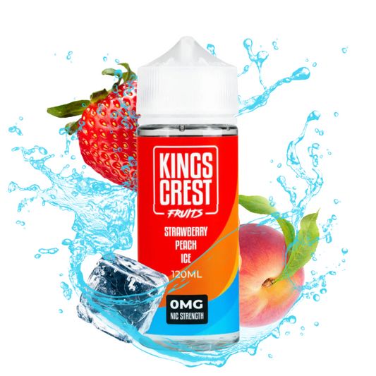 Kings Crest Fruits Strawberry peach ice 120ml